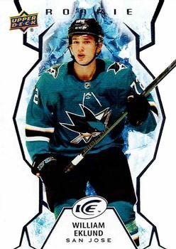 William Eklund San Jose Sharks Upper Deck Ice 2021/22 Rookie #116