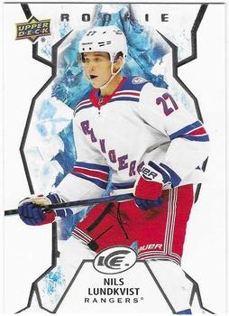 Nils Lundkvist New York Rangers Upper Deck Ice 2021/22 Rookie #149