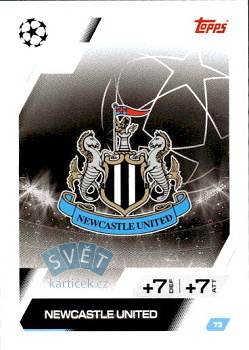 Team Badge Newcastle United Topps Match Attax UEFA Club Competitions 2025/26 #73