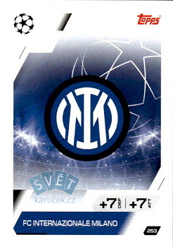 Team Badge Internazionale Milano Topps Match Attax UEFA Club Competitions 2025/26 #253