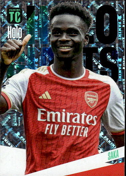 Bukayo Saka Arsenal Panini Top Class 2024 Holo Giants #HG-BS
