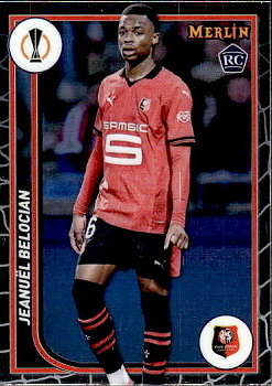 Jeanuel Belocian Stade Rennais Topps Merlin Chrome UEFA Club Competitions 2023/24 #146