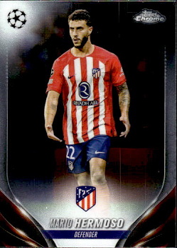 Mario Hermoso Atletico Madrid Topps Chrome UEFA Club Competitions 2023/24 #106