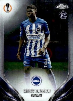Carlos Baleba Brighton & Hove Albion Topps Chrome UEFA Club Competitions 2023/24 #113