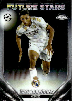 Alvaro Rodriguez Real Madrid Topps Chrome UEFA Club Competitions 2023/24 #134