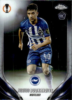 Facundo Buonanotte Brighton & Hove Albion Topps Chrome UEFA Club Competitions 2023/24 #136