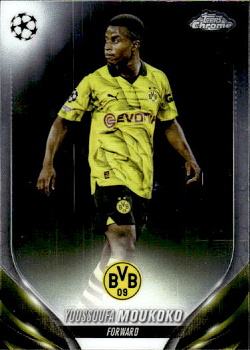 Youssoufa Moukoko Borussia Dortmund Topps Chrome UEFA Club Competitions 2023/24 #157