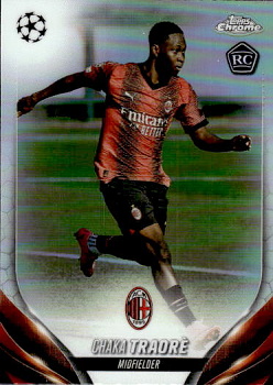 Chaka Traore A.C. Milan Topps Chrome UEFA Club Competitions 2023/24 Refractor #25