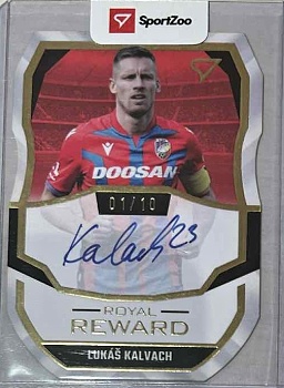 Lukas Kalvach Viktoria Plzen SportZoo FORTUNA:LIGA 2023/24 1. serie Royal Reward /10 #RR-LK