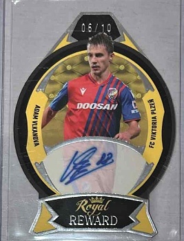Adam Vlkanova Viktoria Plzen SportZoo FORTUNA:LIGA 2022/23 1. serie Royal Reward /10 #RR-AV