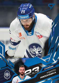 Martin Prochazka Kladno Tipsport ELH 2025/26 SportZoo 1. serie Azure Blue #231