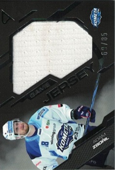 Adam Zboril Kometa Brno Tipsport ELH 2025/26 SportZoo 1. serie Game Jersey /85 #GJ-AZ