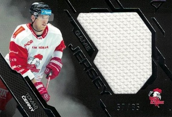 Tomas Cerny Olomouc Tipsport ELH 2025/26 SportZoo 1. serie Game Jersey /85 #GJ-TC