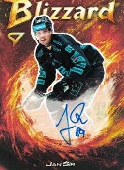 Jan Sir Karlovy Vary Tipsport ELH 2025/26 SportZoo 1. serie Blizzard Red Auto /55 #BLS-SR
