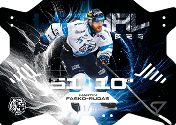Martin Fasko-Rudas Liberec Tipsport ELH 2025/26 SportZoo 1. serie Lethal Cannoneers Misty Silver /50 #LC-22