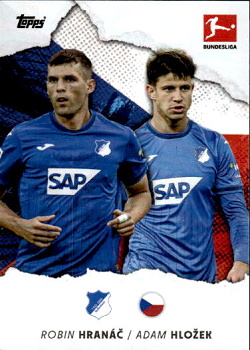 Adam Hlozek Robin Hranac TSG 1899 Hoffenheim Topps Bundesliga Summer Signings International Stars 2024/25 #