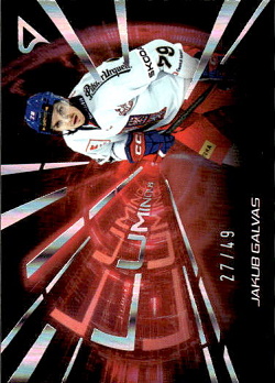 Jakub Galvas Reprezentace Hokejove Cesko 2025 SportZoo Luminous Red /49 #LS-06