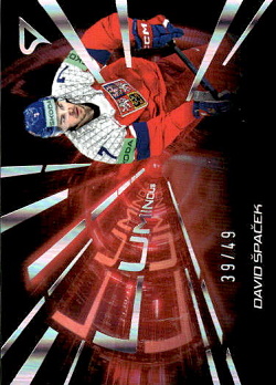 David Spacek Reprezentace Hokejove Cesko 2025 SportZoo Luminous Red /49 #LS-11