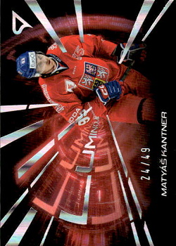 Matyas Kantner Reprezentace Hokejove Cesko 2025 SportZoo Luminous Red /49 #LS-13
