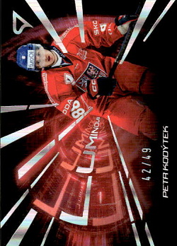 Petr Kodytek Reprezentace Hokejove Cesko 2025 SportZoo Luminous Red /49 #LS-15