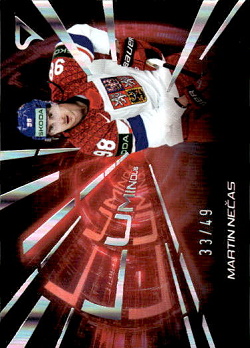 Martin Necas Reprezentace Hokejove Cesko 2025 SportZoo Luminous Red /49 #LS-19