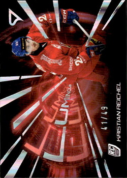 Kristian Reichel Reprezentace Hokejove Cesko 2025 SportZoo Luminous Red /49 #LS-22