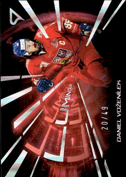 Daniel Vozenilek Reprezentace Hokejove Cesko 2025 SportZoo Luminous Red /49 #LS-24