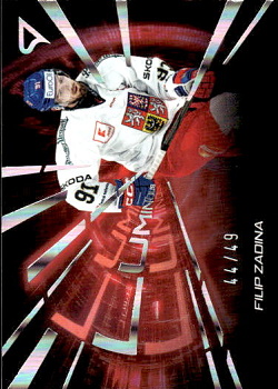 Filip Zadina Reprezentace Hokejove Cesko 2025 SportZoo Luminous Red /49 #LS-25