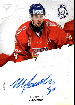 Martin Jandus Reprezentace Hokejove Cesko 2025 SportZoo Signed Stars - Level 1 /35 #SL1-MJ