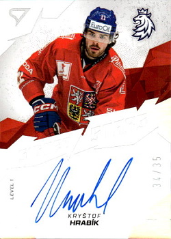 Krystof Hrabik Reprezentace Hokejove Cesko 2025 SportZoo Signed Stars - Level 1 /35 #SL1-KH