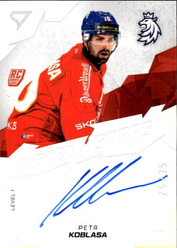 Petr Koblasa Reprezentace Hokejove Cesko 2025 SportZoo Signed Stars - Level 1 /35 #SL1-PK