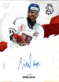 Jiri Smejkal Reprezentace Hokejove Cesko 2025 SportZoo Signed Stars - Level 1 /35 #SL1-SM