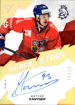 Matyas Kantner Reprezentace Hokejove Cesko 2025 SportZoo Signed Stars - Level 2 /20 #SL2-KA