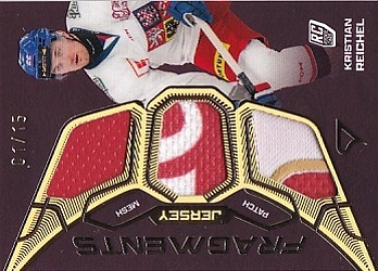 Kristian Reichel Reprezentace Hokejove Cesko 2025 SportZoo Jersey Fragments /15 #JF-KR