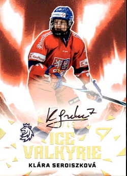 Klara Seroiszkova Reprezentace Hokejove Cesko 2025 SportZoo Ice Valkyrie Auto /49 #IVS-KS