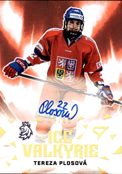 Tereza Plosova Reprezentace Hokejove Cesko 2025 SportZoo Ice Valkyrie Auto /49 #IVS-PO