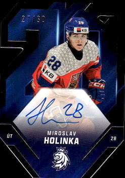 Miroslav Holinka Reprezentace Hokejove Cesko 2025 SportZoo Team 20 Auto /30 #TES-HO