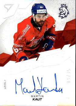 Martin Kaut Reprezentace Hokejove Cesko 2025 SportZoo Signed Stars - Level 1 /35 #SL1-MK