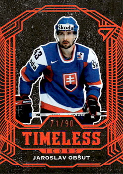 Jaroslav Obsut Slovensko Hokejove Slovensko 2025 Timeless Icons Copper /90 #TI-06