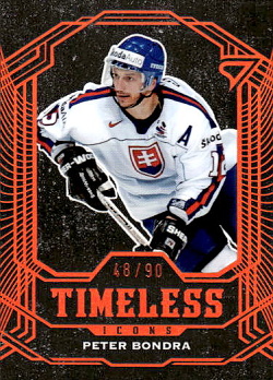 Peter Bondra Slovensko Hokejove Slovensko 2025 Timeless Icons Copper /90 #TI-08