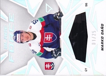 Marko Dano Slovensko Hokejove Slovensko 2025 Blade Force /25 #BF-MD
