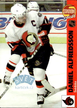 Daniel Alfredsson Ottawa Senators 2001 Stadion Cards Serie 3 Ice hockey #226