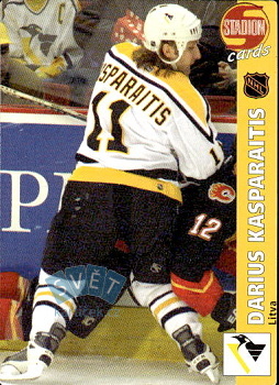 Darius Kasparaitis Pittsburgh Penguins 2001 Stadion Cards Serie 3 Ice hockey #234
