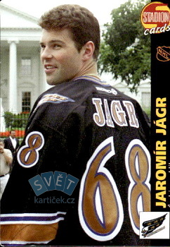 Jaromir Jagr Washington Capitals 2001 Stadion Cards Serie 3 Ice hockey #251