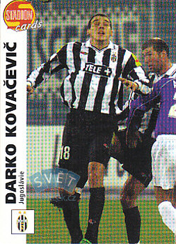 Darko Kovacevic Juventus FC 2001 Stadion Cards Serie 2 Football #138