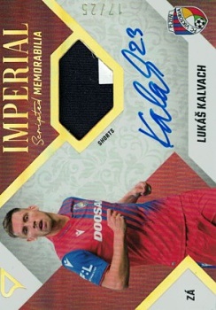Lukas Kalvach Viktoria Plzen SportZoo FORTUNA:LIGA 2022/23 2. serie Imperial Scripted Memorabilia /25 #IM-LK