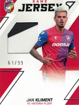 Jan Kliment Viktoria Plzen SportZoo FORTUNA:LIGA 2022/23 2. serie Game Jersey /99 #GJ-JK
