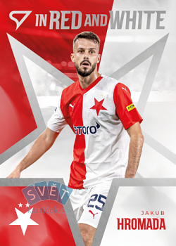 Jakub Hromada Slavia Praha SportZoo SK Slavia Praha 2025/26 In Red and White #RW-08