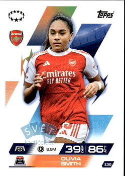 Olivia Smith Arsenal Topps Match Attax EXTRA UEFA Club Competitions 2025/26 UEFA Women's Champions League #130