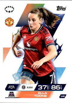 Ella Toone Manchester United Topps Match Attax EXTRA UEFA Club Competitions 2025/26 UEFA Women's Champions League #140